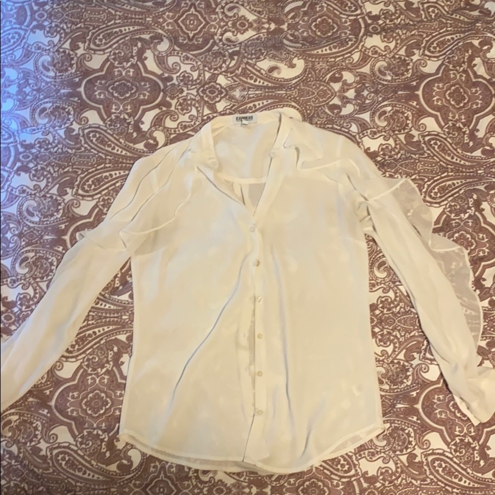 Expeess white blouse